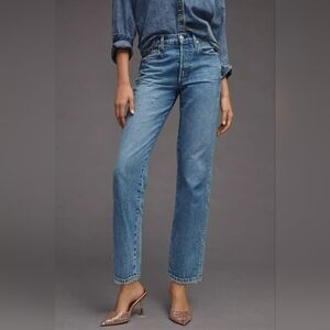 AMO Layla High Rise Straight Jeans 27